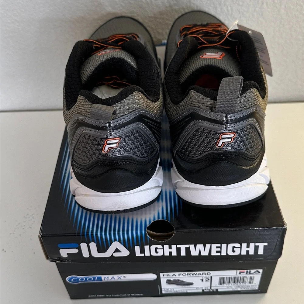 FILA Men's Windshift 12 Running Shoes Cool Max Wide Size 12 New‎ in Box!